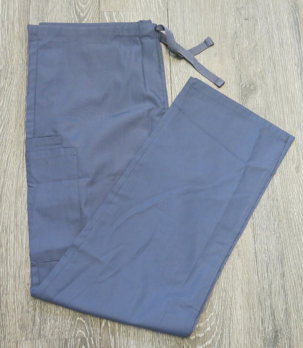 UA SCRUBS *NWT* Scrub Pants Bottom Size M Unisex Pockets Drawstring Gray Uniform